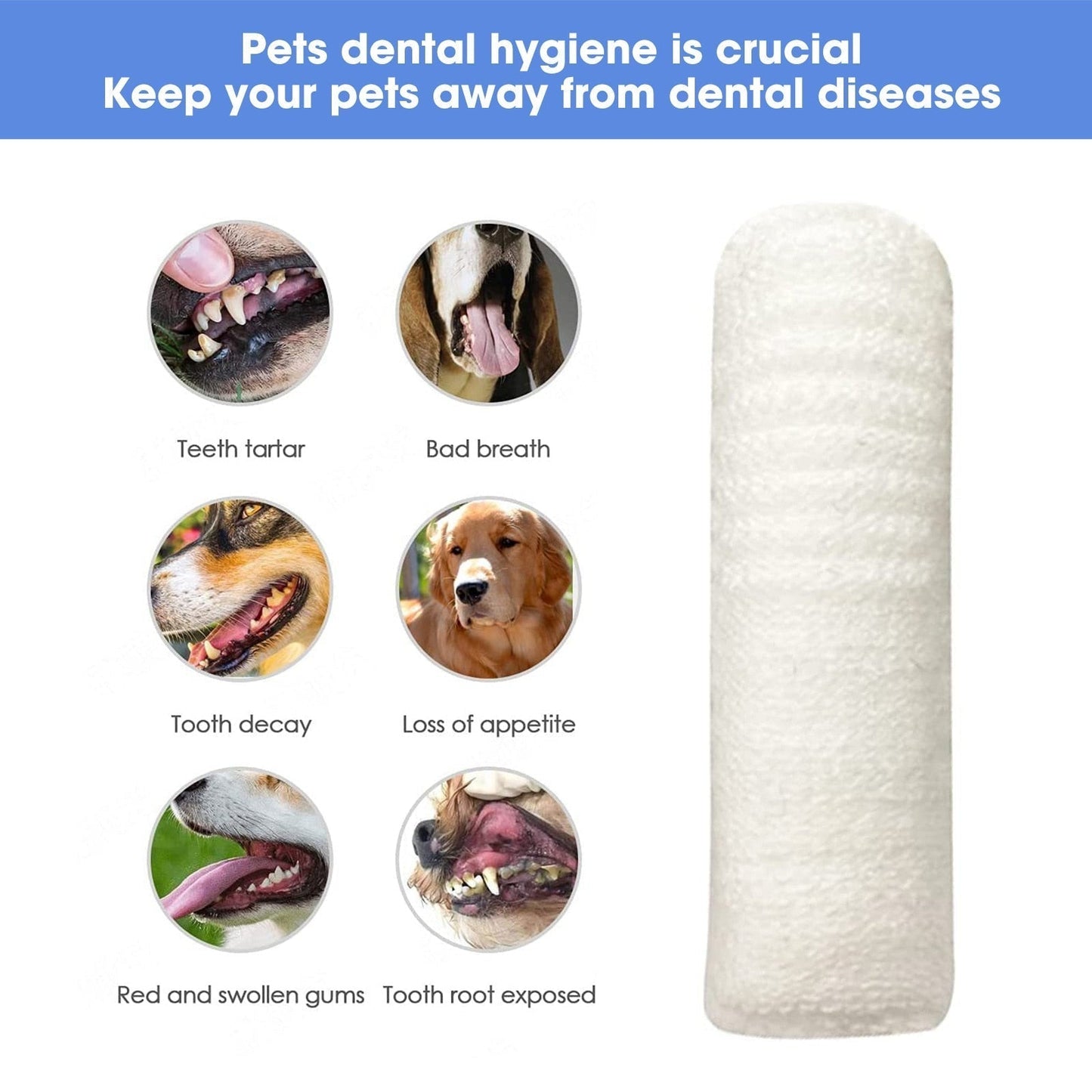 PetTwo-fingerBrushing™ - Woof Woof Lover